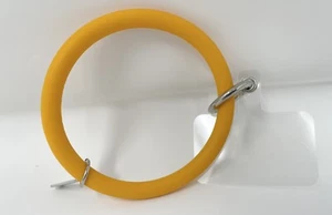 Mobile Phone Soft Wristlet Lanyard Bracelet Silicone Orange Free Shipping - Picture 1 of 3