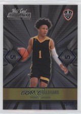 2021-22 Wild Card Alumination Blue Foil 5 Stripe /50 Mikey Williams #ABC-63