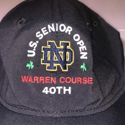 Gorra Notre Dame Fighting Irish US Senior Open 40th Warren Course talla única usada en excelente estado Foto 1 de 4