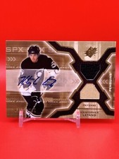 2006-07 Upper Deck SPX Kris Letang Rookie Jersey Auto /1299 Pittsburgh Penguins