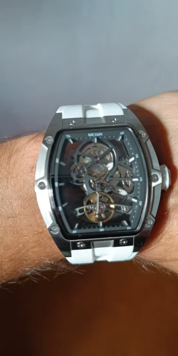 MEGIR 2242 Reloj Mecánico para Hombre Moda Militar Deporte Analógico \ Foto 1 de 1