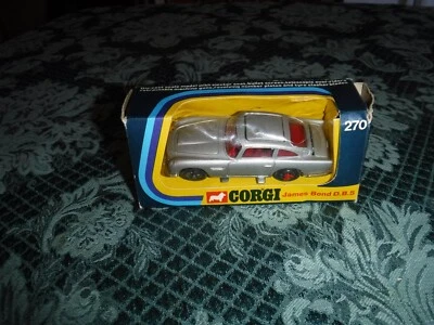 CORGI JAMES BOND ASTON MARTIN DB5 #270 1973 (COMPLETE) - Image 1 of 4
