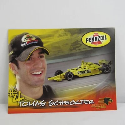 Tomas Scheckter Hero Card #4 Pennzoil Panther Racing Chevrolet IndyCar - Image 1 of 4