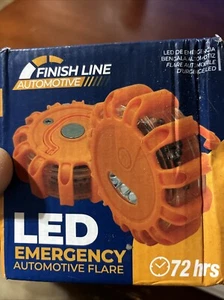 Kit de llamaradas automotrices de advertencia de emergencia LED Finish Line - 3 cápsulas - Imagen 1 de 9