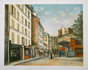 Maurice Utrillo lithograph Montmartre - Picture 1 of 1