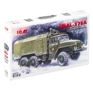 Ural-375A Vehículo de Comando Soviético - Kit Modelo Plástico Modelo Escala 1:72 ICM 72712 - Imagen 1 de 10