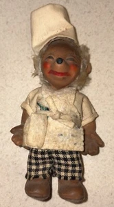 Vintage German Steiff Mecki Igel Figur 5" Fantastic Outfit - Bild 1 von 3