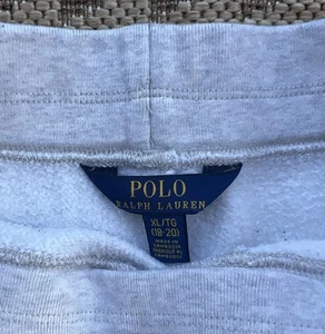 POLO RALPH LAUREN Damen weiche weiße Baumwollmischung Fleece Sweat Shorts bequem - Bild 1 von 6