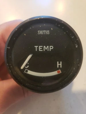 Medidor de temperatura Smiths Triumph TR250 TR6 68 a 72 probado + temperatura de trabajo Foto 1 de 4