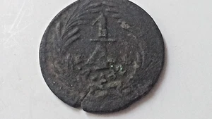1833 Mexico 1/4 Real Copper Coin #10 - Picture 1 of 2