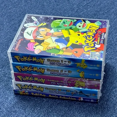 DVD English Dubbed POKEMON SERIES Complete Season 1 - 25 + 21 Movies All Region - Image 1 of 4