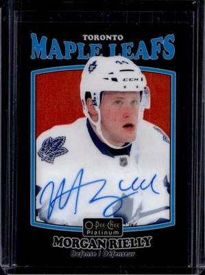 2016-17 O-Pee-Chee Platinum Morgan Rielly Retro Black Rainbow Auto #R-41 - Image 1 of 2