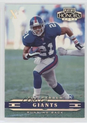 2002 Playoff Honors Xs /100 Tiki Barber #60 - Image 1 of 2