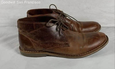 Botas Chukka Franco Fortini Dade DMGAT375 de cuero marrón con cordones al tobillo para mujer 11 Foto 1 de 4