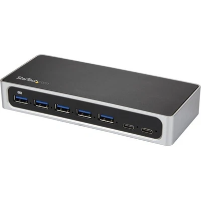 StarTech.com 7 Port USB C Hub with Fast Charge Port - USB-C to 5X USB-A 2X US... - Image 1 of 4