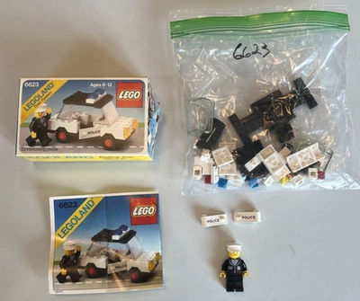 De colección - Lego Classic Police Car (6623) Legoland 1983 Cop Box, Instrucciones 2 Foto 1 de 4