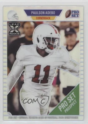 2021 Leaf Pro Set Metal Ivory Rainbow /5 Paulson Adebo #70 Rookie RC - Image 1 of 2