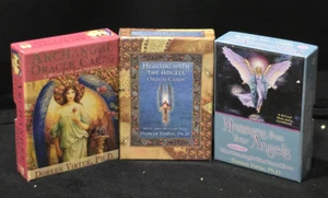 Lot  3 Oracle Cards Doreen Virtue - Archangel - Messages Angels - Healing Angels - Picture 1 of 14