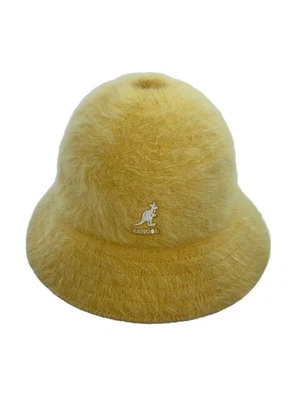 Sombrero de cubo informal Kangol Fugora Angora amarillo liso damas K3017St AVF01 Foto 1 de 4