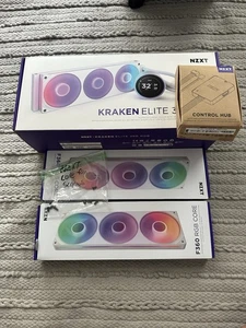 NZXT - Kraken Elite RGB 360mm 2024 Radiator Bundle With Controller - Afbeelding 1 van 16