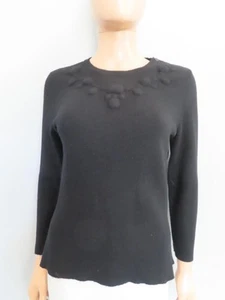 CHANEL 07A Black Pullover Sweater Size F 40/US 8 - Picture 1 of 14