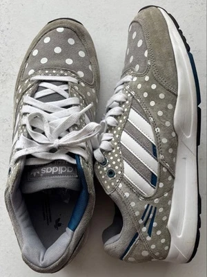 Tenis Adidas TECH SUPER EF W Gris Blanco Gamuza Punto Mujer 27,5 cm Foto 1 de 4