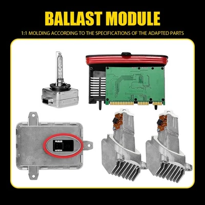 Módulo de lastre de faros de xenón lED para kit 5 BMW Serie 528i 535i 535d 550i M5 Foto 1 de 4