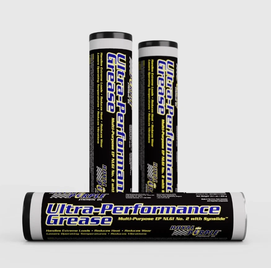Royal Purple 14,1 oz. Paquete de 3 cartuchos de grasa sintética con tubo Synslide Foto 1 de 4