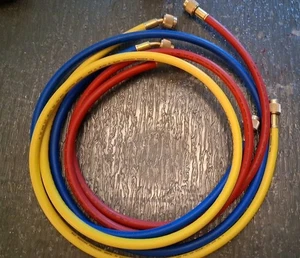 1/4" 60" AC Charging Hoses Tube Refrigeration - Picture 1 of 3