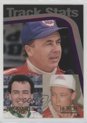 1994 Hi-Tech Brickyard 400 Track Stats Geoff Bodine Todd Brett #41 - Image 1 of 2