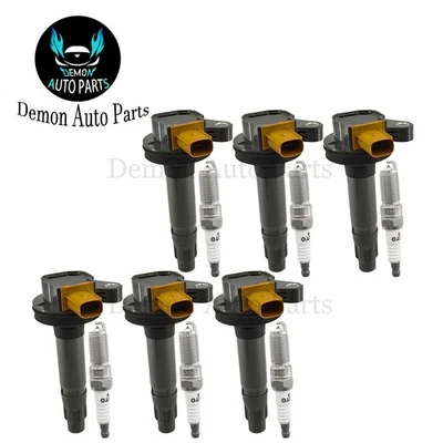 Bobina de encendido y bujía 6 piezas para Ford Transit-150 250 350 2015-2019 3,5 L V6 Foto 1 de 4