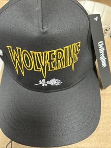 Sombrero en vivo de los lobos del régimen civil héroe negro Os correa trasera tenía papá bordado Marvel - Imagen 1 de 9