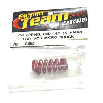 TEAM ASSOCIATED #8454 FT Micro Shock Spring red 14.0 lb. X-hard   - Image 1 of 2
