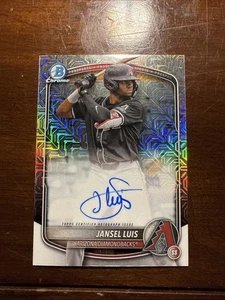 2025 Bowman Chrome Mega Jansel Luis Mojo Refractor Auto Diamondbacks #BMA-JL - Picture 1 of 5