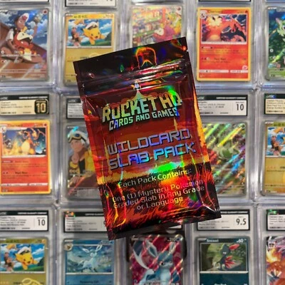 💎 MYSTERY PACK: WILDCARD v2 Pokémon Graded Slab | CGC PSA BGS | JPN ENG 💎 - Image 1 of 3