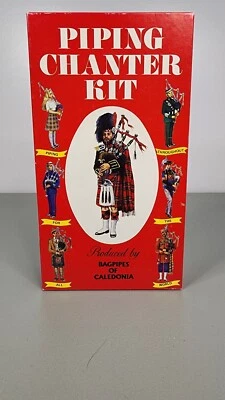 Piping Chanter 套件 Caledonia 苏格兰风笛 书盒 初学者 — 第 1/4 张图片