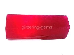 Dyed 265.00 Ct IGL Burma Red Ruby Natural Rough Cut Loose Gemstone 5AII - Picture 1 of 10