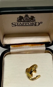 Corbata Stafford Trout de colección, nunca usada en estuche rígido firmado original - Imagen 1 de 10
