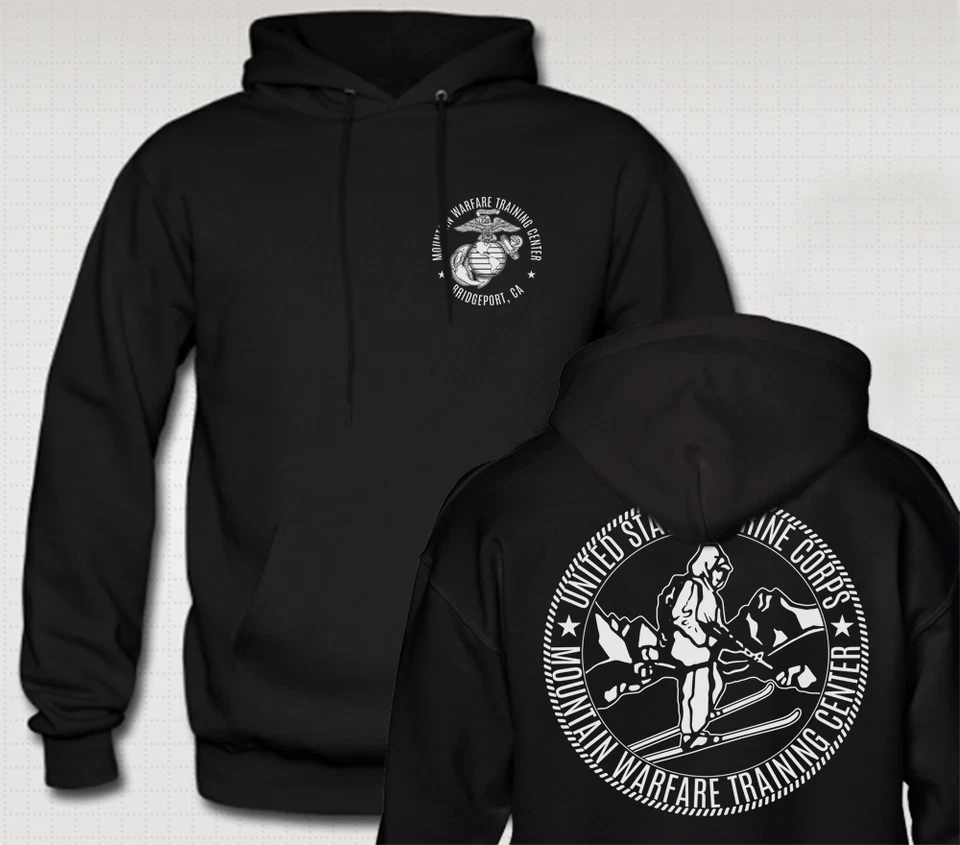 Sudadera con capucha USMC - Mountain Warfare Training Center (MWTC) Foto 1 de 1