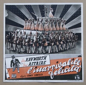 fotobusta film L'INARRIVABILE FELICITA' Fred Astaire Rita Hayworth - 1a ediz. #7 - Picture 1 of 1