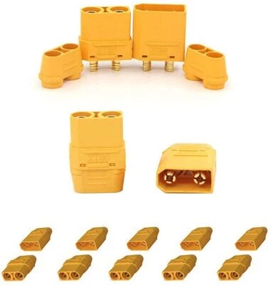 VERDE UNICO-PULITO-POWER 5 paia di connettori XT90H maschio-femmina per batterie RC Lipo