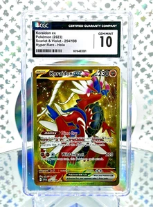 CGC 10 Koraidon EX 254/198 Scarlet & Violet Base Set Hyper Rare Pokemon Card - Picture 1 of 1