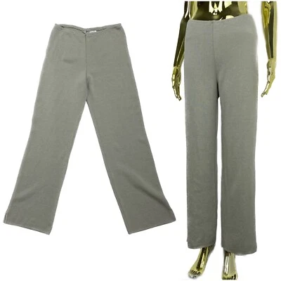 Pantalones informales elásticos vintage Sarah Pacini cintura elástica rectos talla única Foto 1 de 4