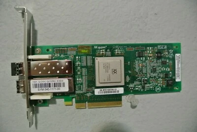 QLogic QLE2562 8GB Dual Port Fiber Channel FC PX2810403-01 w/ (2) SFP - Image 1 of 3