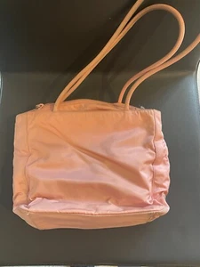 Auténtico bolso de mano de nailon rosa claro PRADA raro vintage - Imagen 1 de 24