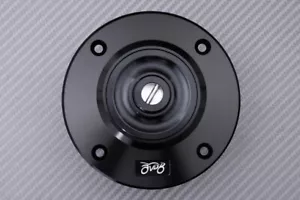 Tankdeckel 1/4 Drehung Farbe Schwarz +Schlüssel SUZUKI GSXR 1100 GSX-R 1986-1992 - Picture 1 of 10