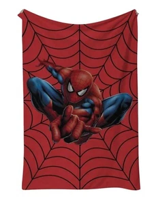 Spider Super Hero Printed Throw Blanket - 39"×59" - Vibrant Colors - Picture 1 of 3