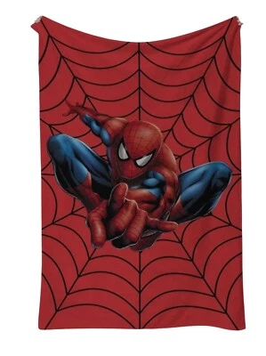 Spider Super Hero Printed Throw Blanket  - 39"×59" - Vibrant Colors  - Image 1 of 3