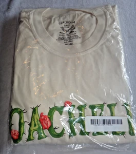 Coachella OFFICIAL MERCH 2025 Cactus Flower 2025 Line Up Unisex T-Shirt 2XL - Picture 1 of 3