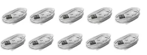 10x OEM 3FT Micro USB Fast Charging Cable Cord For Samsung Android Phone White - Picture 1 of 2
